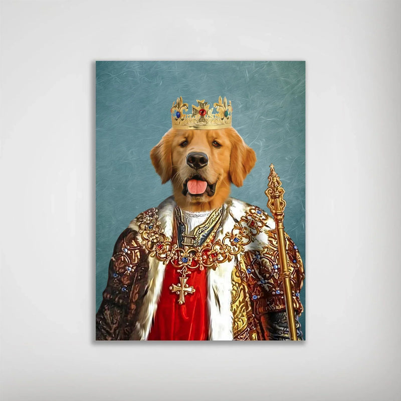 I Got My Golden Retriever a Royal Portrait and Now He Thinks He Owns the Place