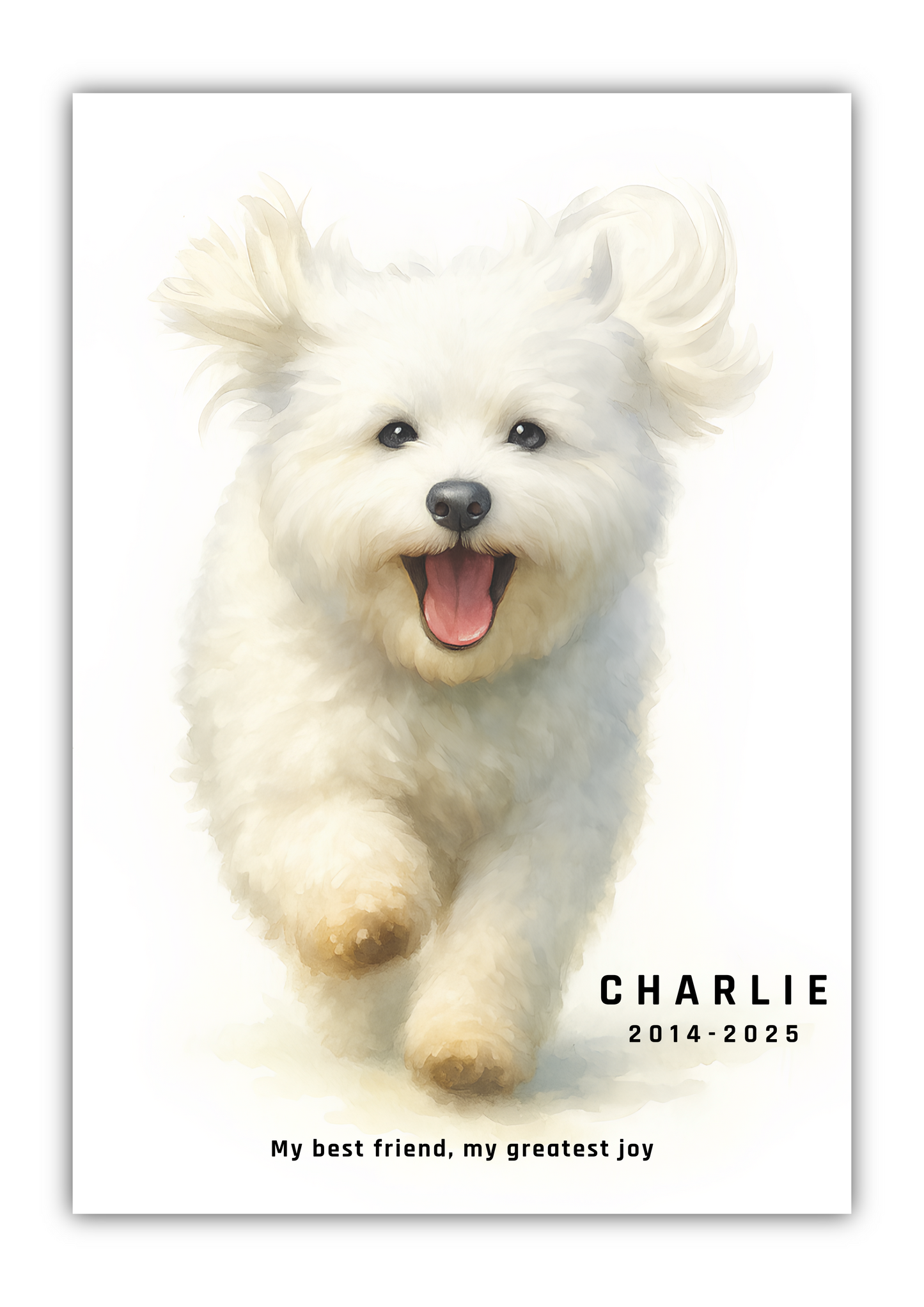 Custom Pet Memorial Portrait – Painting Tribute for Dogs, Cats & Cherished Pets